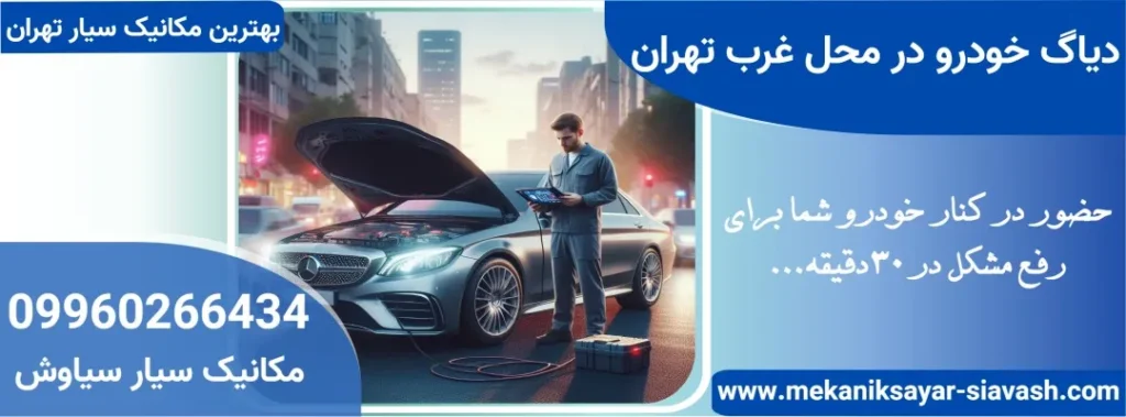 دیاگ خودرو در غرب تهران