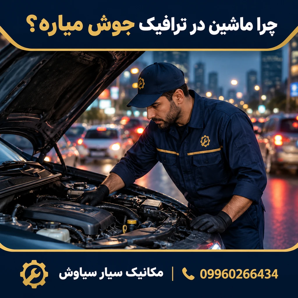 چرا ماشین در ترافیک جوش میاره