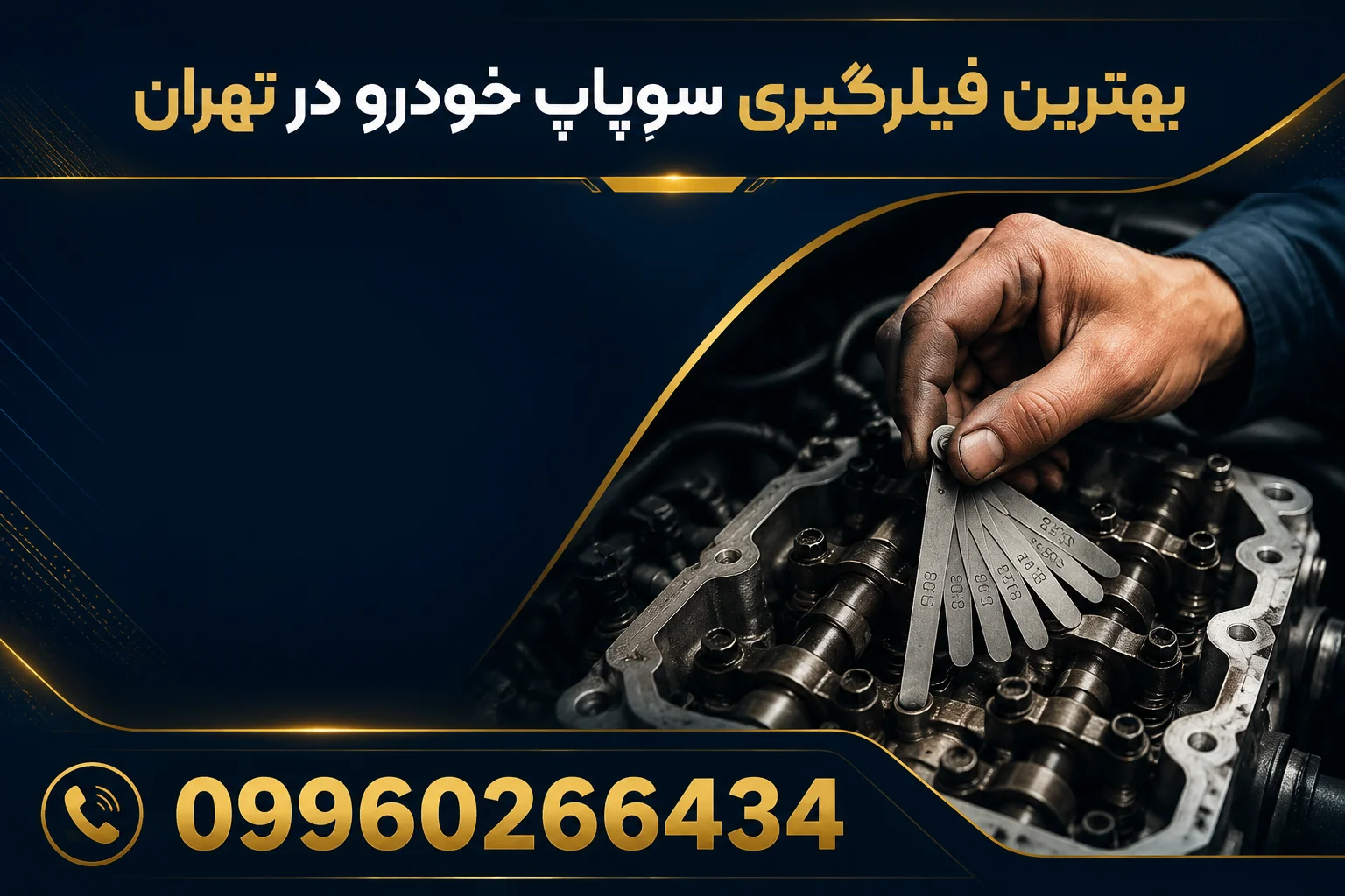 فیلرگیری سوپاپ خودرو در تهران
