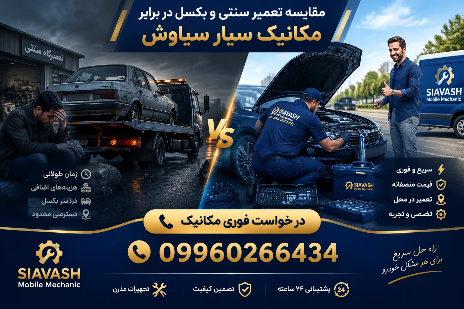 مکانیک سیار و امداد خودرو لیفان در تهران